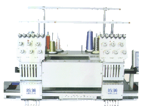 双头六针电脑绣花机